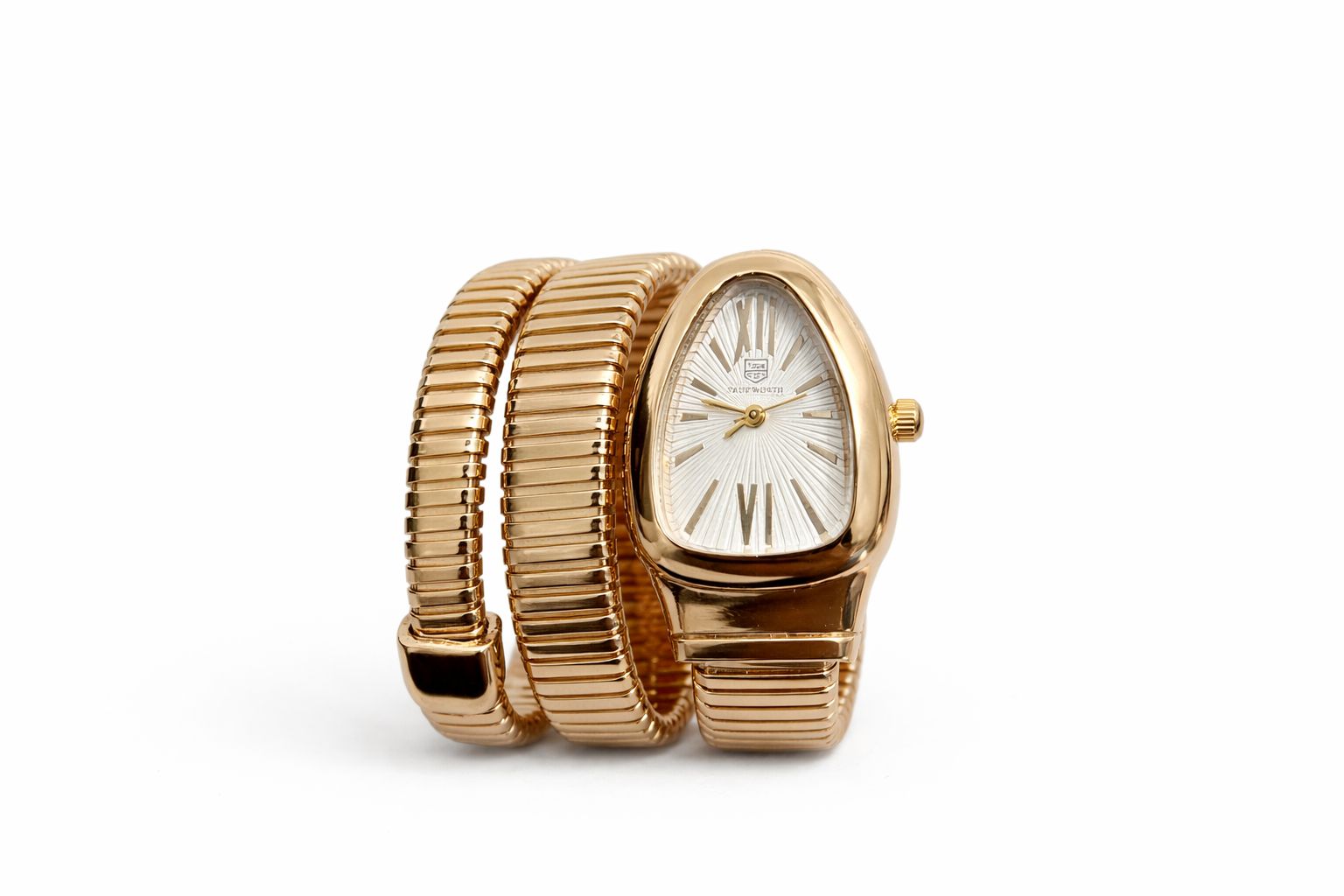 Gold pearl Snake Watch.